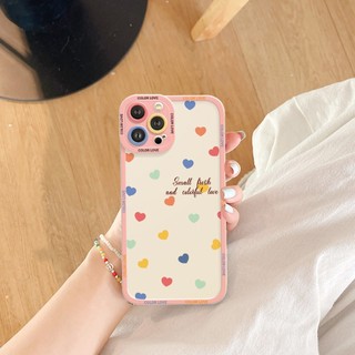 Ốp Lưng iPhone Fresh Heart Cạnh Vuông, Chống Sốc, Bảo Vệ Camera -iP 6/6s/7/8/Plus/X/XS/XR/11/12/13/14/15/16/Pro/Max/Mini