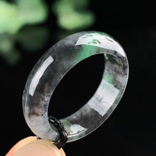Nhẫn Ngọc Tự Nhiên, Gà Đen, Tranh Mực, Cặp Đôi, Unisex