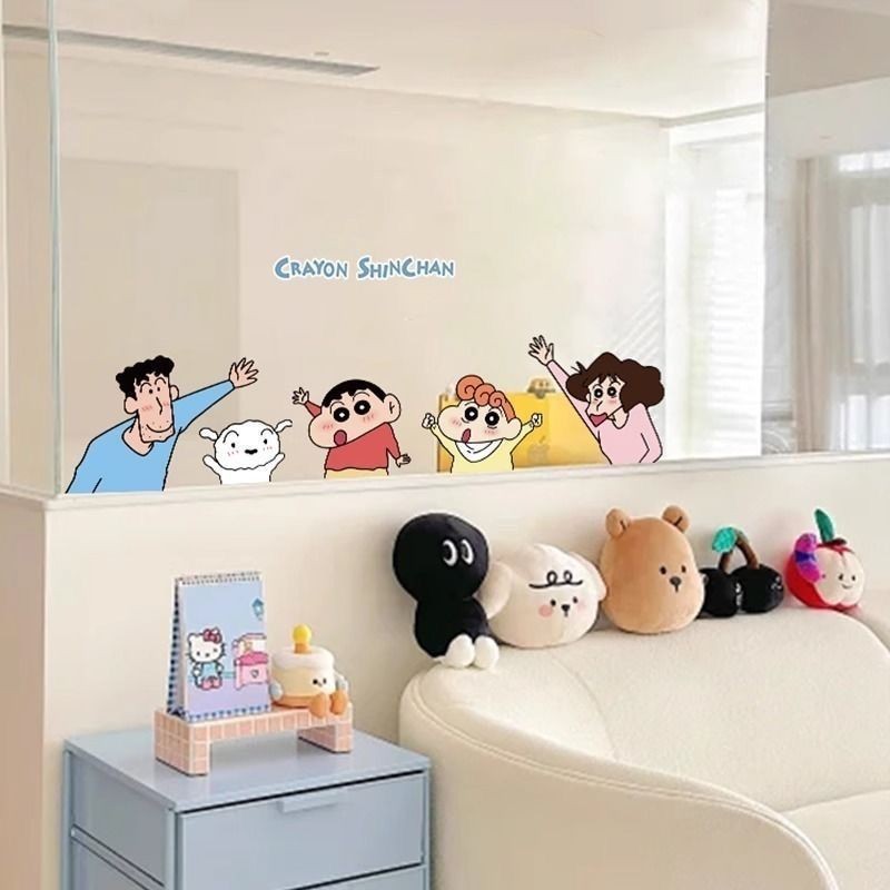 Bộ nhãn dán Crayon Shin-chan chống nước, dùng cho hành lý, xe hơi, xe máy, tường, tủ lạnh, VRNB