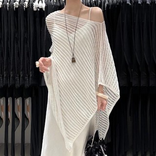 Meisha888 Mùa Hè Mới Rỗng Dệt Kim Dơi Tay Áo Chống Nắng Cho Nữ Đẹp