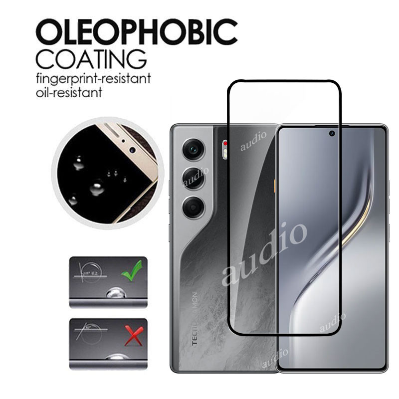 Tecno Camon 40 4G 3 Chiếc Kính Cường Lực Cho Tecno Camon 40 Tecno CAMON40 4G Bảo Vệ Màn Hình Điện Thoại Vỏ Kính Bảo Vệ Phim Cho Tecno Camon 40 Tecno CAMON40 4G 9H HD Chống Trầy Xước