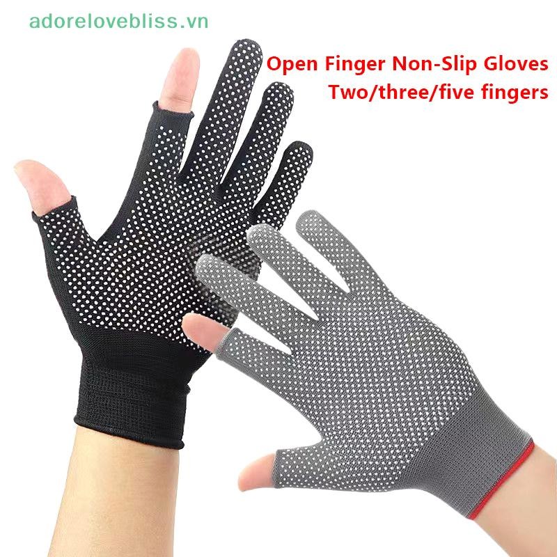 Thêm Găng Tay Câu Cá Chống Trơn Trượt Nylon Hai / Ba / Nửa Ngón Tay Pha Chế Găng Tay Câu Cá Thể Thao Ngoài Trời Găng Tay Câu Cá Thoáng Khí BSS