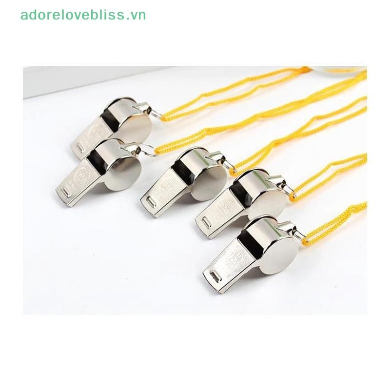 Thêm Còi kim loại lớn Đội thể thao có dây Còi thể thao mạnh mẽ Nhỏ gọn Chống mài mòn Còi bằng thép không gỉ Nhân viên cứu hộ BSS