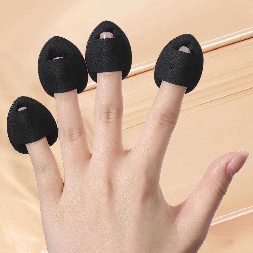 Phấn phủ đầu ngón tay hai mặt chống trễ Puff Tấm che khuyết điểm đệm đơn Khô / ướt Bóng công dụng kép P6u5
