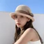 Mũ ngư dân BORAGETE, Đi biển Kỳ nghỉ UV Bảo vệ nữ Mũ chống nắng, Ren hoa thường ngày Mũ mùa hè