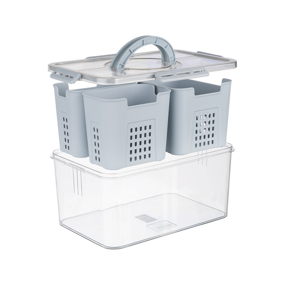 Hộp thực phẩm chữ nhật quai xách 2 ngăn - 3 ngăn Hokori Nhựa Việt Nhật | BigBuy360 - bigbuy360.vn