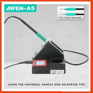 Máy hàn AIFEN A5 cầm tay, tay cầm điều khiển, phù hợp mũi hàn C210, kèm 1 mũi vát