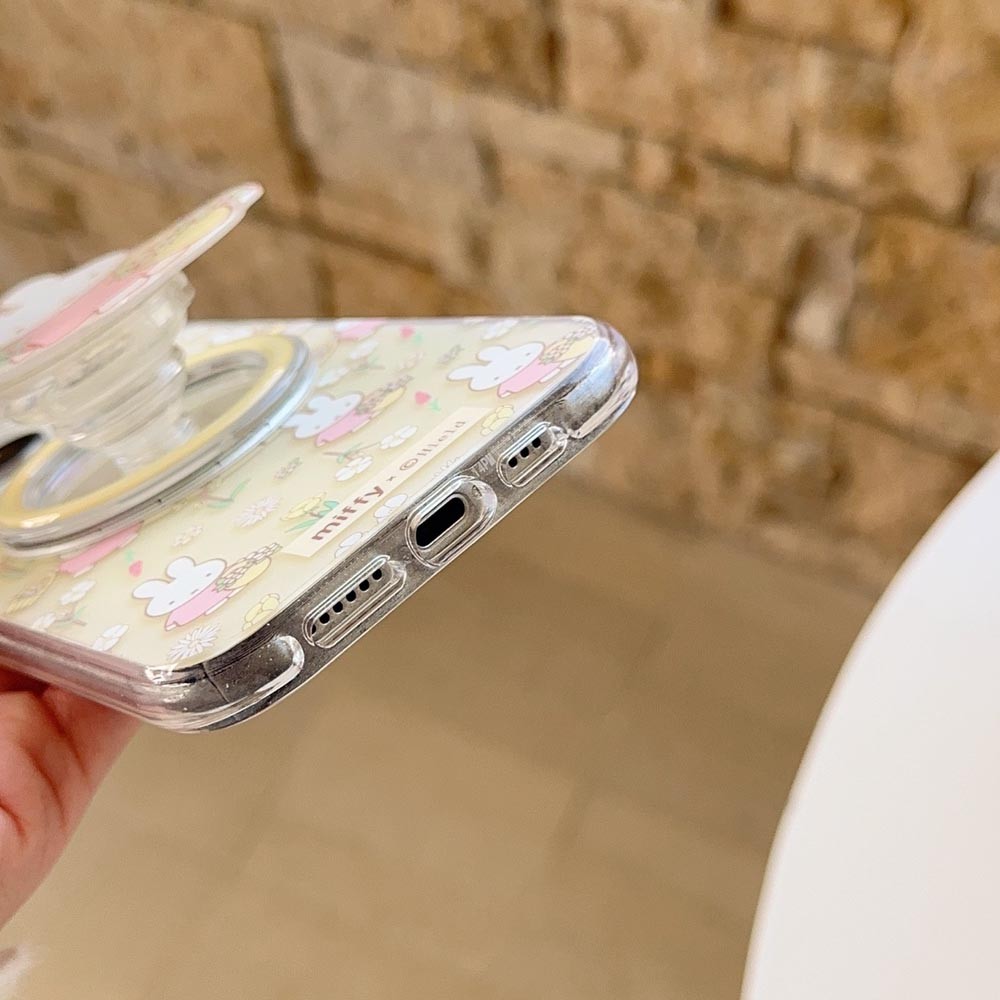 Ốp Lưng Cứng Tương Thích Với iPhone 13 13Pro 13ProMax 14 14Pro 14ProMax 15 15Pro 15ProMax 16 16Pro 16ProMax 17 17Pro 17ProMax Ốp Nam Châm Họa Tiết Thỏ Thơm