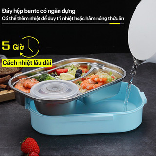 Hộp Cơm Văn Phòng Myd.23 Inox 304 Giữ Nhiệt Gọn Nhẹ Mang Cơm Đi