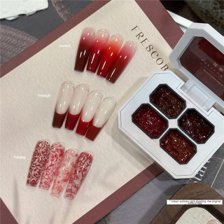 XEIJAYI 4 lưới gel móng tay màu sắc quốc gia, loạt sản phẩm trẻ trung, sơn móng tay bằng keo trị liệu, nghệ thuật làm móng cho tiệm nail