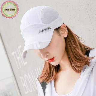 SAFENH Nam Nữ Mũ Bóng Chày Có Thể Điều Chỉnh Thường Ngày Thêu Cotton Mũ Chống Nắng Unisex Màu Trơn Tấm Che Mũ VN