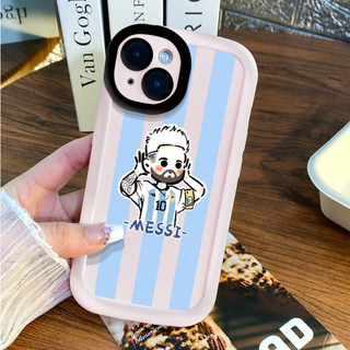 Ốp điện thoại ngôi sao bóng đá Messi cho iPhone 16 / 15 / 14 / 13 / 12 / X / 7 / 11 / Plus / pro Max bao gồm tất cả các ốp lưng silicon mờ mềm bền chống rơi