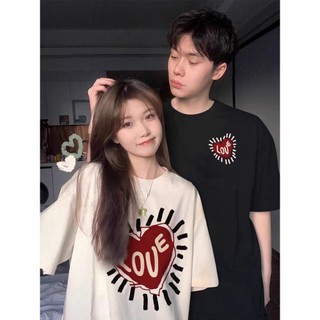 Thương Hiệu Mới 100% Cotton Unisex Tay Ngắn Cặp Đôi Áo Thun Nữ Và Nam Baggy Cổ Tròn Rời In Độc Đáo Cặp Đôi Tee