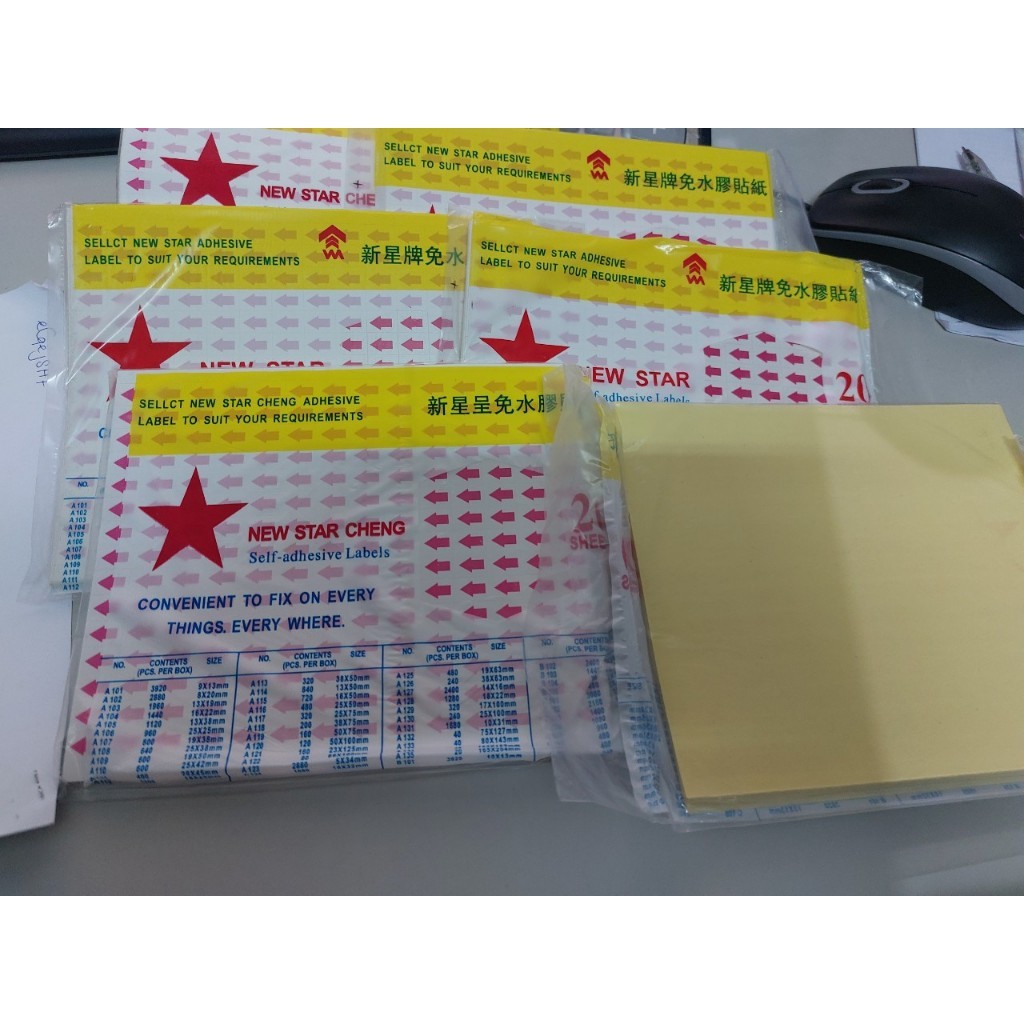Tập tem-decal-sticker dán mũi tên đánh dấu lỗi , ghi chú, đánh dấu điểm ...