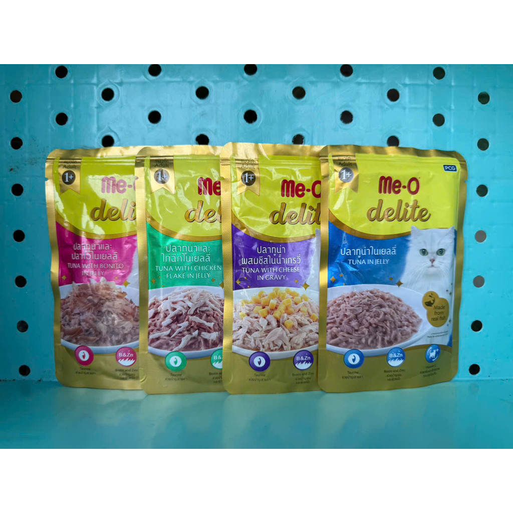 pate Me-0 cho mèo gói 80g và delite -70g giành cho mèo trưởng thành, mèo con bổ dưỡng ( combo 4 gói) 9