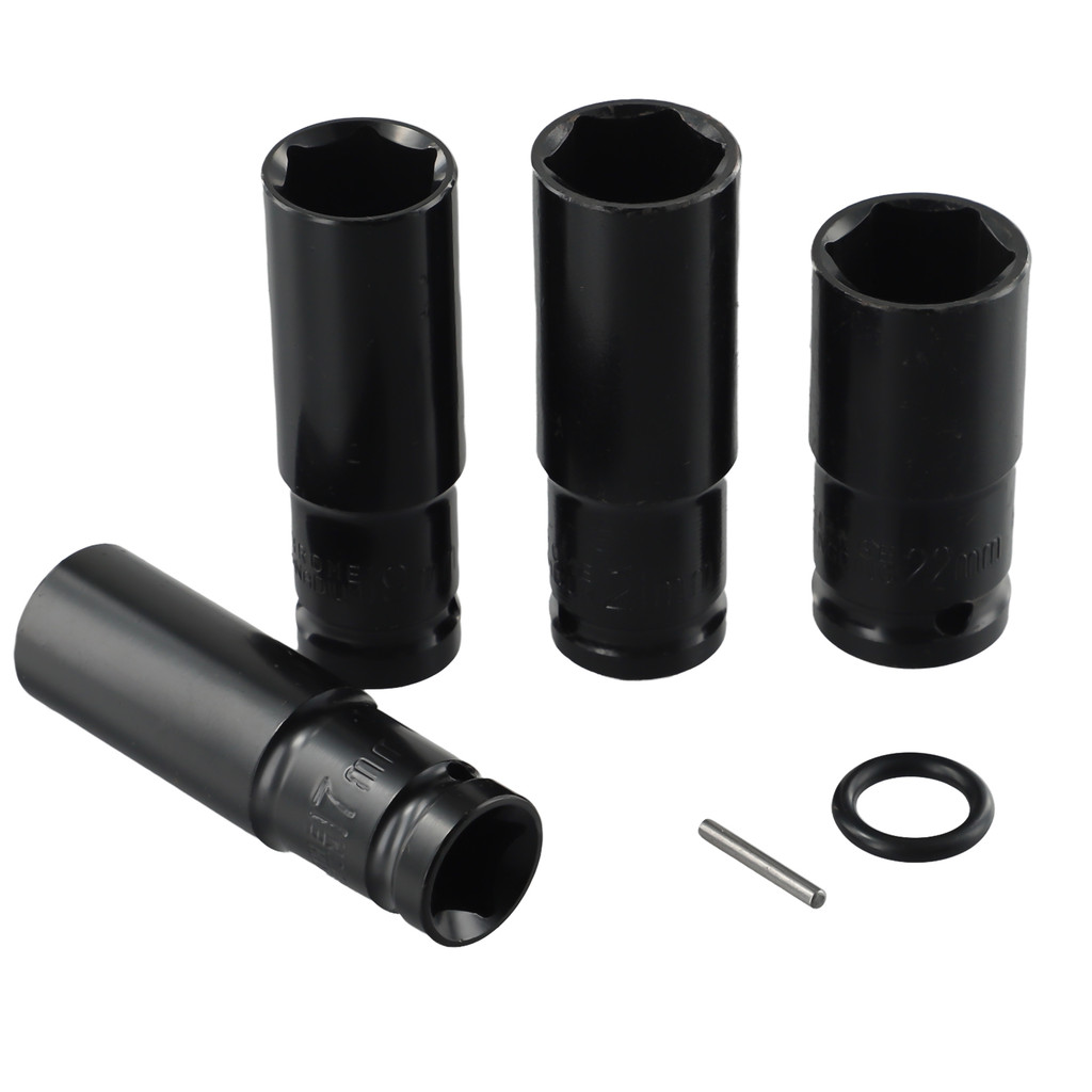 [Cosyh] 4 Cờ lê điện 17-22mm Bộ đầu ổ cắm lục giác Độ cứng và độ bền