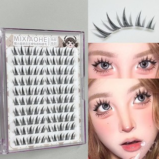 IOIIK Lông mi giả thực tế không cần keo 11-13mm Lông mi giả Wispy tự nhiên