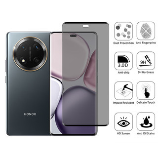 2 Chiếc Kính Cường Lực Chống peeping Chất Lượng Cao Bảo Vệ Màn Hình Riêng Tư Cho Honor X9c X9b X9a X7b X8b X5 X6a Plus 4G 5G 9D Kính Bảo Vệ Chống Gián Điệp Phim