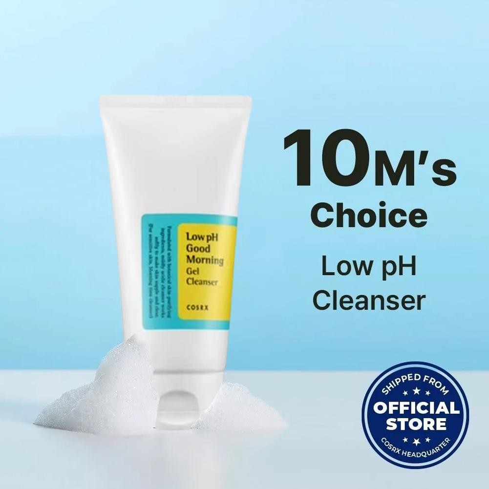 Sữa rửa mặt Low Ph Good Morning Gel Sữa rửa mặt dưỡng ẩm nhẹ nhàng R0l1