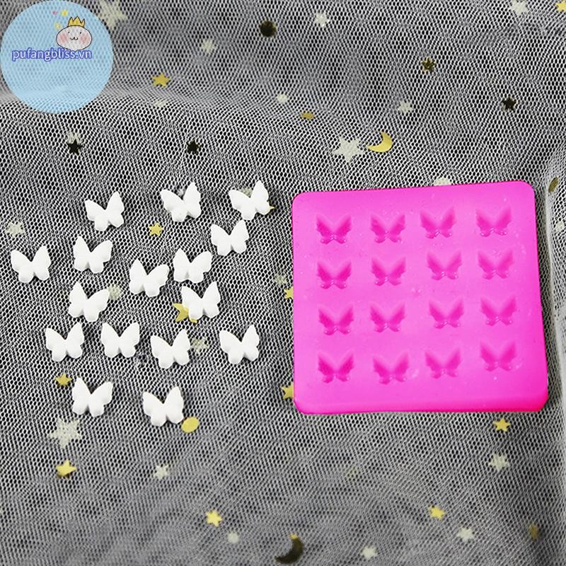 Pufangbliss 1 Cái Hình Khuôn Epoxy Charm Mặt Dây Chuyền Đất Sét Handmade Silcone Khuôn VN