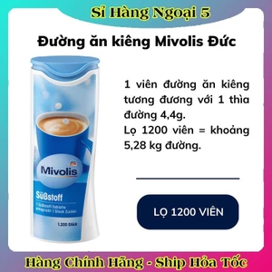 Đường ăn kiêng Mivolis 1200 viên, 72g - Hàng nội địa Đức