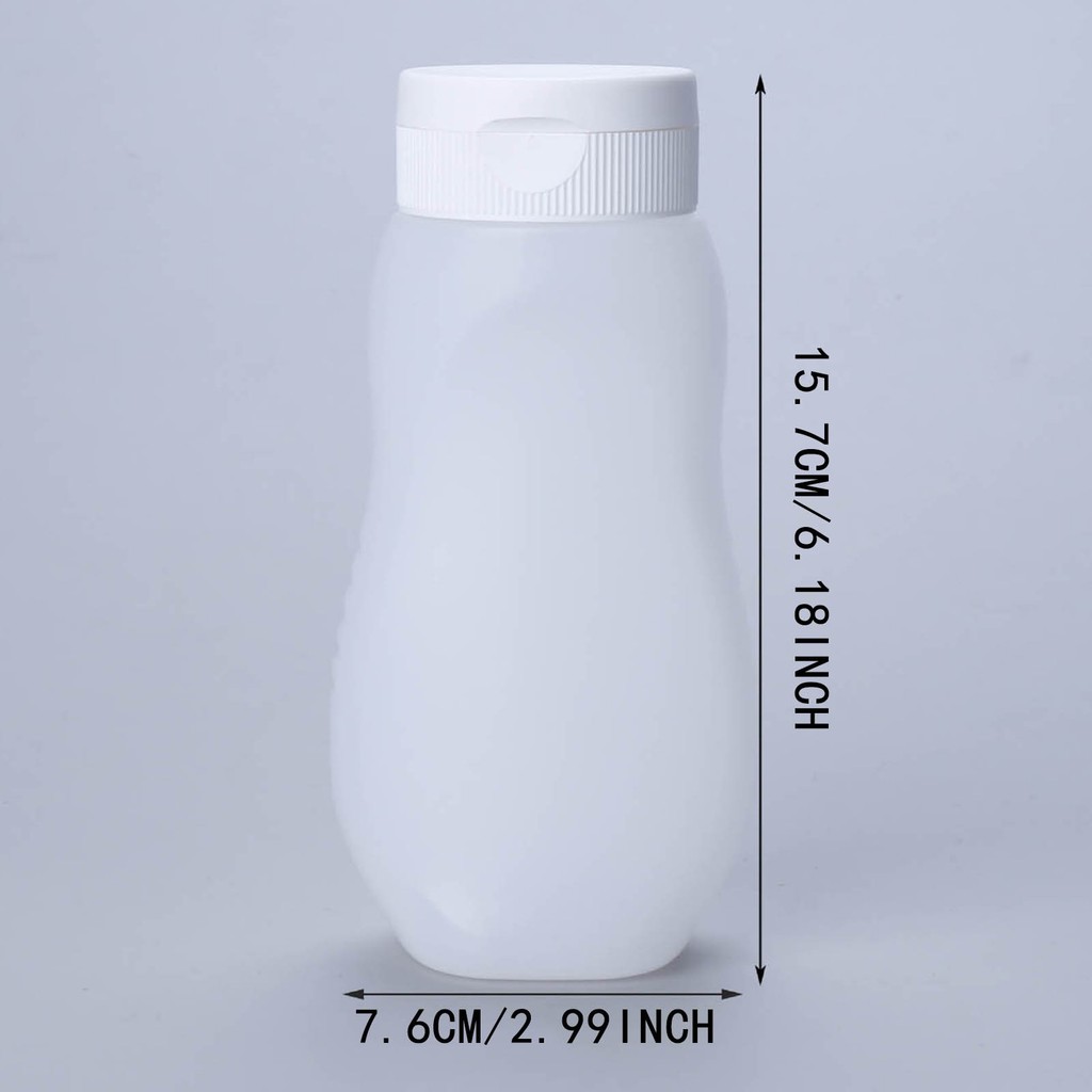 Chai Gia Vị Cho Sốt Cà Chua Chất Lỏng Nóng Dầu Có Mũ Cho Sữa Đặc Và Hộp Đựng Thay Đồ Chai Nhựa Trong Suốt Hộp Đựng PE Fre