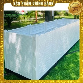 Chậu lắp ghép nhựa HDPE/PP 200x50x55cm: kết cấu chắc, dễ lắp đặt, phù hợp mọi cây trồng đô thị.