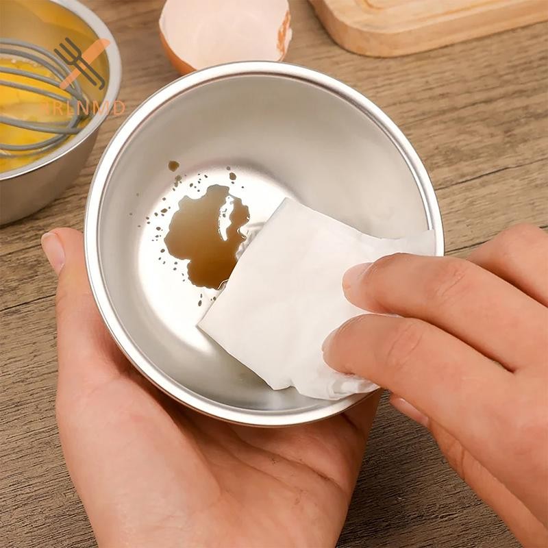 Rrlnmd 304 Bát Trứng Hấp Bằng Thép Không Gỉ Có Nắp Bộ Đồ Ăn Nhà Bếp Salad Trái Cây Món Tráng Miệng Bát Canh Hộp Đựng Thực Phẩm Mì Cơm Bát MỚI