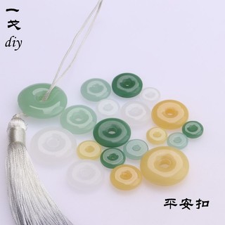 Lưu ly 10/12/16/18/24 Mặt dây chuyền khóa an toàn hạt rời thời trang DIY trang sức vật liệu thủ công DWVT XGPA