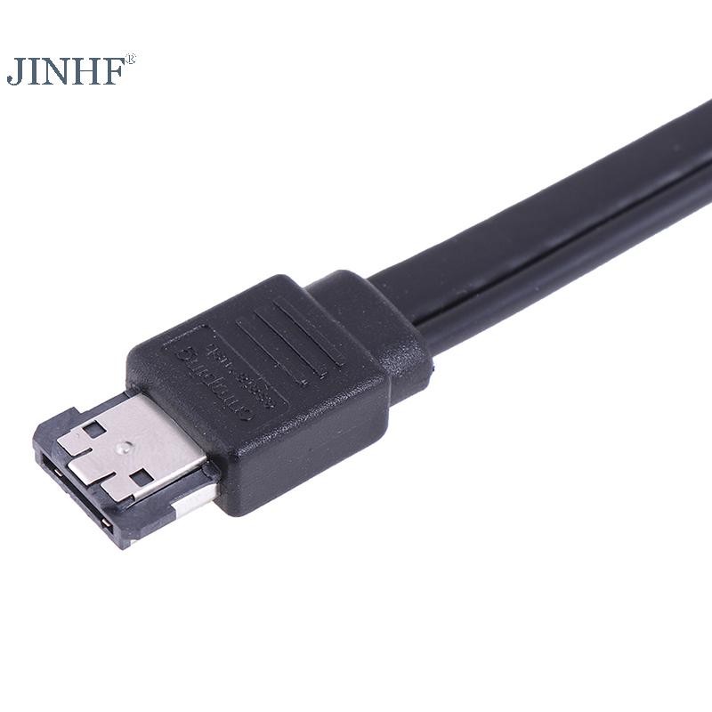 Jinhf Power esata usb 2.0 5v 12v combo đến 2.5 '' 3.5 '' 22pin sata hdd cáp chuyển đổi HOT