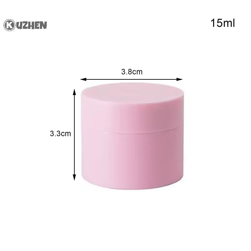 Kuzhen Rỗng 5 / 15 / 20 / 30 / 50ml Du Lịch Vỏ Nhỏ Nhựa Mỹ Phẩm Lọ Có Nắp Cho Kem Dưỡng Môi Hộp Đựng Trang Điểm HOT