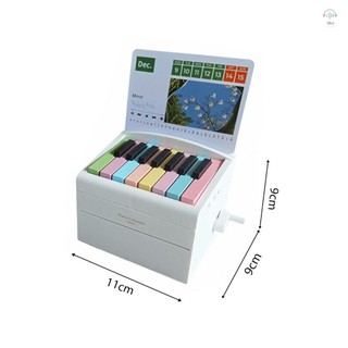 2024 Lịch Piano 15 Chìa Khóa Mini Có Thể Chơi Được Piano Để Bàn Lịch Sáng Tạo Để Bàn Trang Trí Hộp Nhạc Quà Tặng Sinh Nhật Lịch Hàng Tuần Trang Trí Nhà
