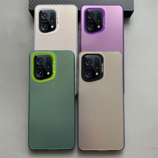 Ốp Điện Thoại Cho OPPO Find X5 Pro OPPO PFEM10, CPH2305, PFFM20 Ốp Lưng Laser Mờ Nhiều Màu Sắc Ốp Lưng Giáp Chống Sốc