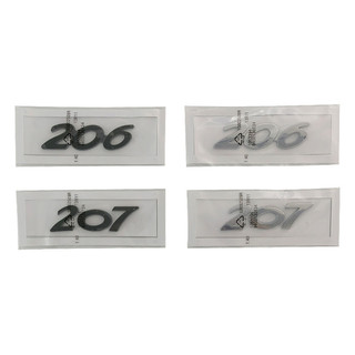 3D ABS Chrome Thân Xe Miếng Dán Cho Peugeot Logo Chữ Cái 206 207 301 307 308 408 508 2008 3008 4008 5008 Chữ Phụ Kiện