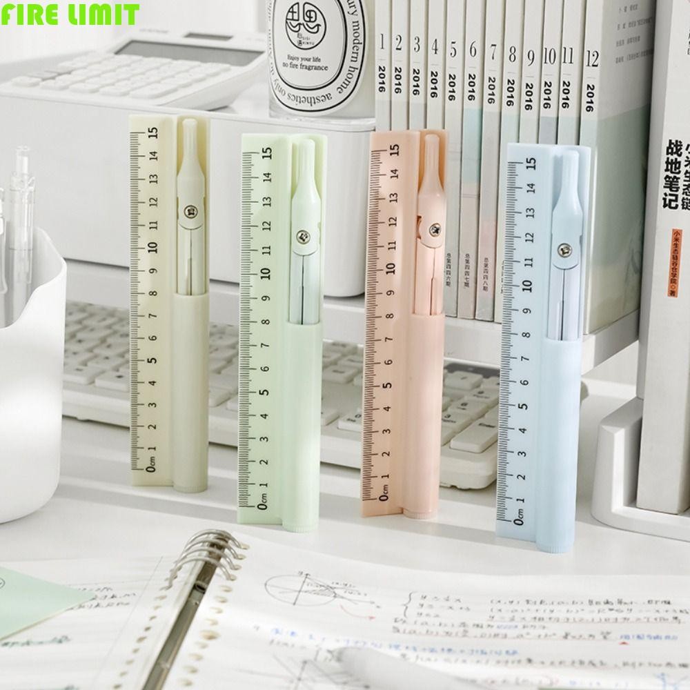 Fire LIMIT Pencil Compass Ruler Kim loại Đồ dùng học tập đa chức năng ...