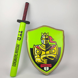 Taekwondo Sword Shield Children Knight Shield Training Equipment Home Parent-Child Game Sword Shield Combination Sponge Stick Soft Sword HsKD