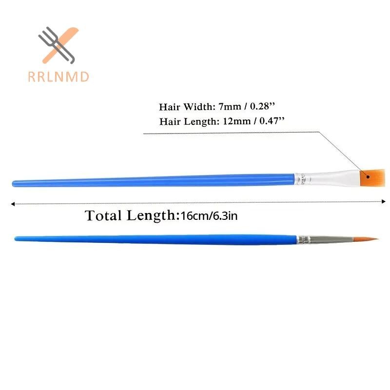 Rrlnmd 20 Chiếc Bàn Chải Để Ngủ Thủ Công Nghệ Thuật Và Thủ Công Cho Nghệ Thuật Móc Dây Paing Thiết Bị MỚI