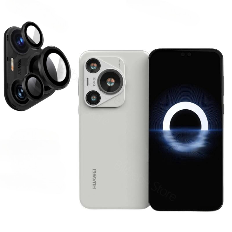 Huawei Pura70 Pura70Pro Pura70Plus Pura70Ultra Định Vị Kim Loại Sang Trọng Ống Kính Mắt Đại Bàng Kính Cường Lực Cho Huawei Pura 70 Pro Plus Siêu Chống Sốc Bảo Vệ Cản Ống Kính Điện Thoại