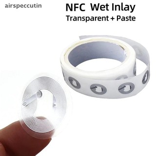 Airpeccutin 10 Chiếc Ntag213 Ntag215 NFC Tag Sticker 13.56 MHz ISO14443A Nhãn Điện Thoại Có Sẵn RFID Nhãn Dính EN