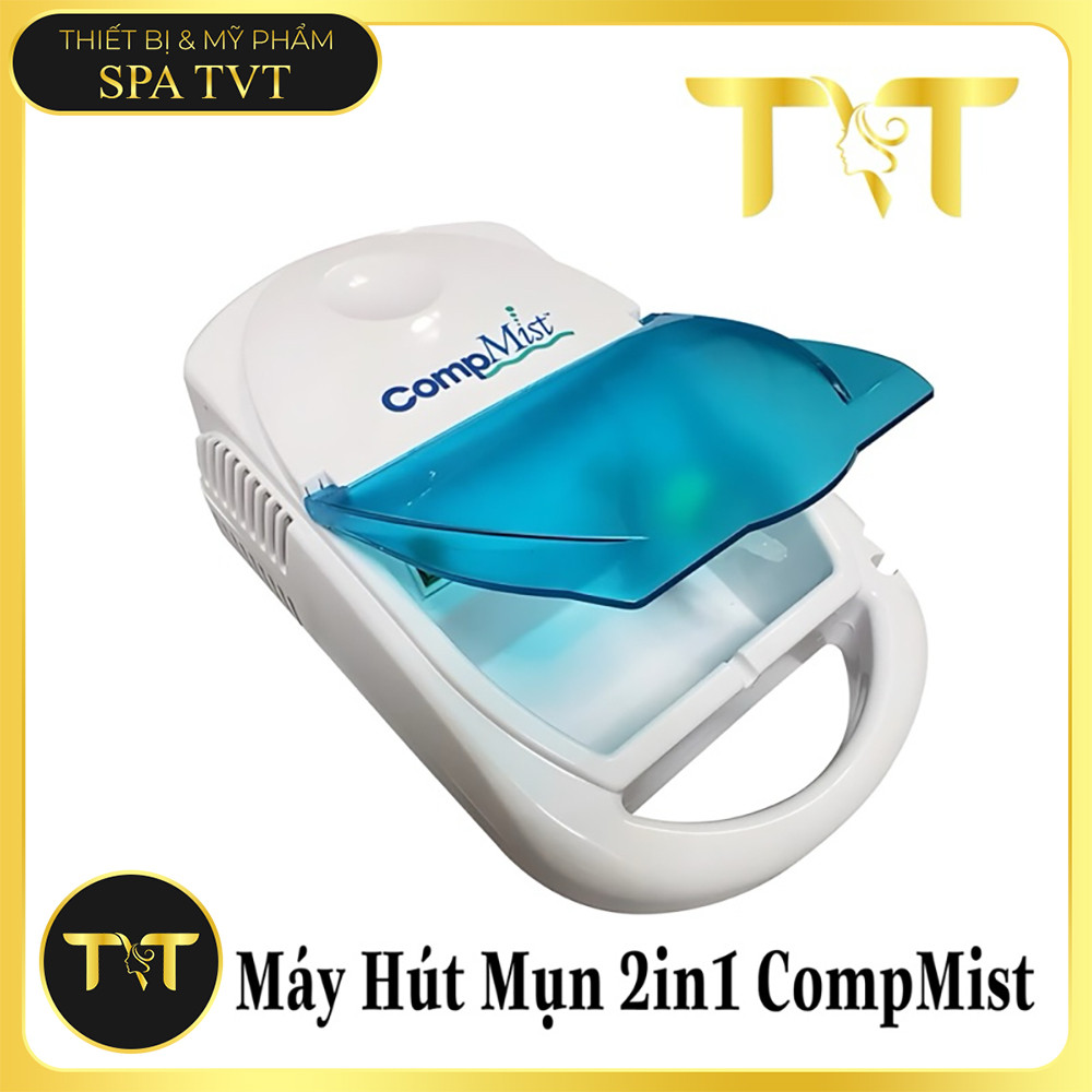 MÁY HÚT MỤN COMPMIST HÚT MỤN PHUN TINH CHẤT 2IN1 , MÁY OXY MINI
