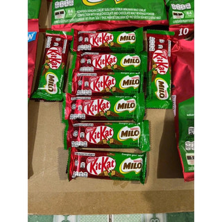 Túi 10 Thanh Bánh Xốp Phủ Socola KitKat Milo 16gx10