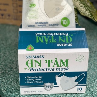 Hộp 100c Khẩu Trang 5D An Tâm