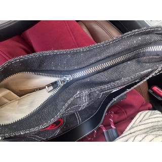 2026 Hợp Thời Trang Denim Đi Lại Mới Cao Cấp Niche Thường Ngày Đa Năng Dung Tích Lớn Một Vai Dây Kéo Túi Tote