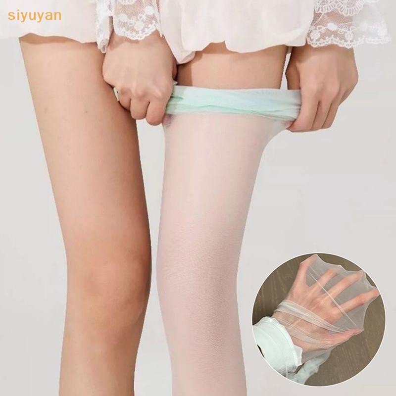 Siyuyan Bạc Hà Xanh Vớ Dành Cho Nữ Mùa Hè Mỏng Làm Trắng Da Tự Nhiên Quần Làm Mịn Và Chân Sáng Vớ VN