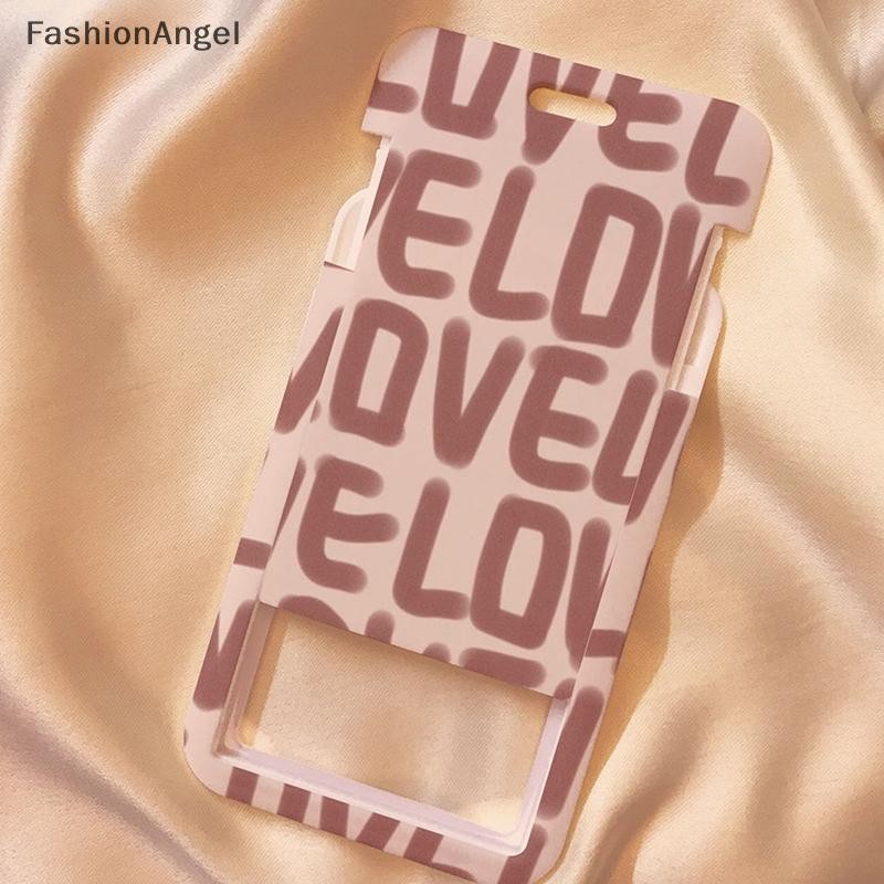 Fashionangel Phim Hoạt Hình Đựng Thẻ Photocard Chủ Móc Khóa Học Sinh Bảo Vệ Thẻ Hồng ID Thẻ Ngân Hàng Bao Trường Văn Phòng Phẩm VN