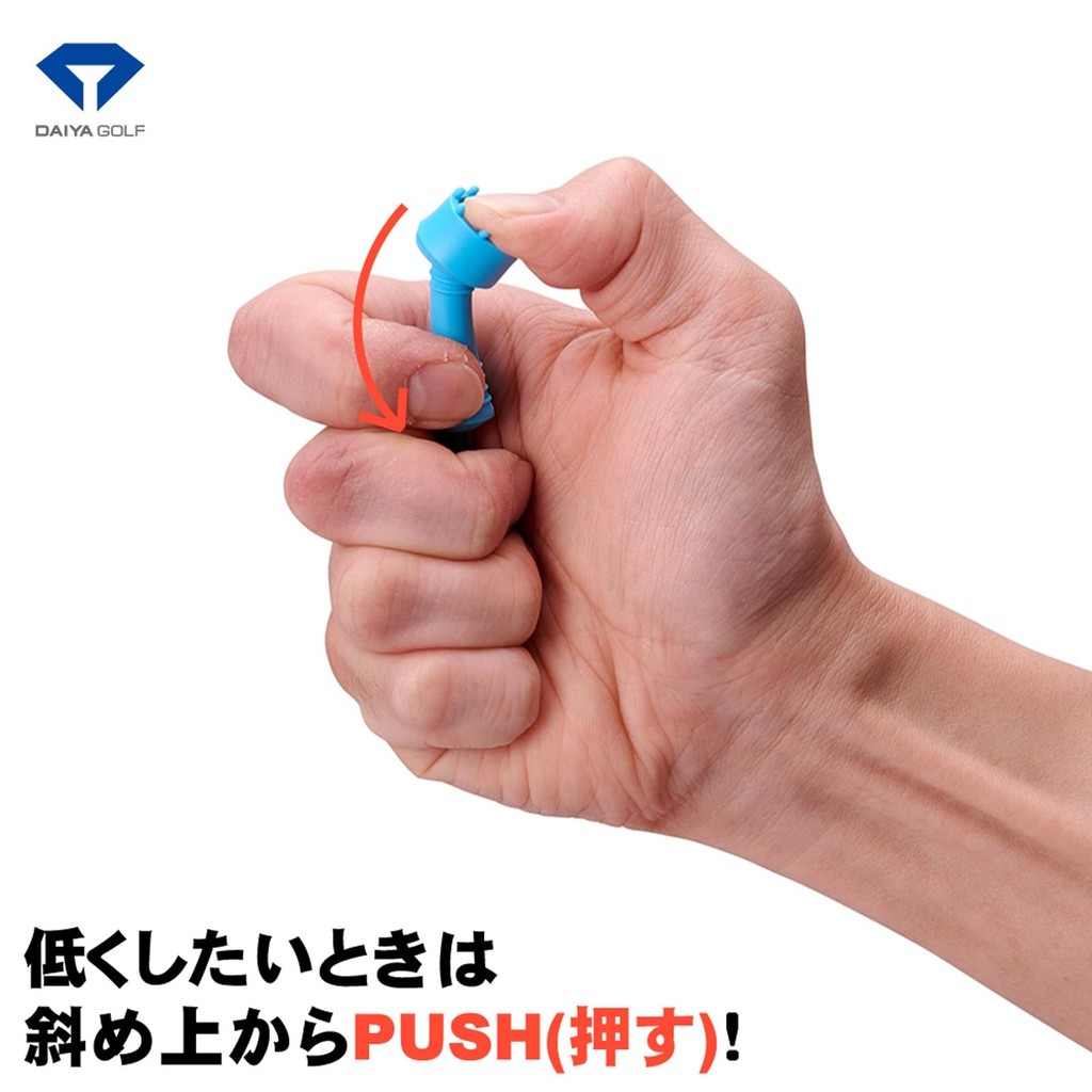 DAIYA GOLF TE-444 Flick Tee – Tee Golf Điều Chỉnh Chiều Cao 2 Cấp Độ với Chén Elastomer Bền Bỉ