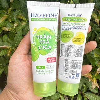 Combo du lịch mini tiện lợi 4 món : Sữa rửa mặt 40g+ Tẩy trang + Dung dịch vệ sinh xanh lá + Bông tẩy trang