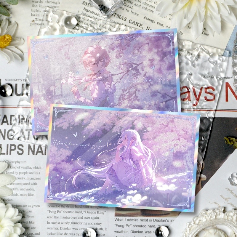 Project SEKAI  Shikishi Board Standee Ena Shinonome, Thẻ nghệ thuật lấp lánh Kanade Yoisaki cho bàn làm việc