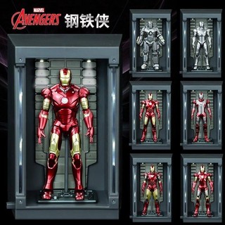 Quà tặng kỷ niệm 10 năm chính thức của Marvel, bộ mô hình Iron Man MK4 Gnaku với ánh sáng và một số hư hỏng nhỏ