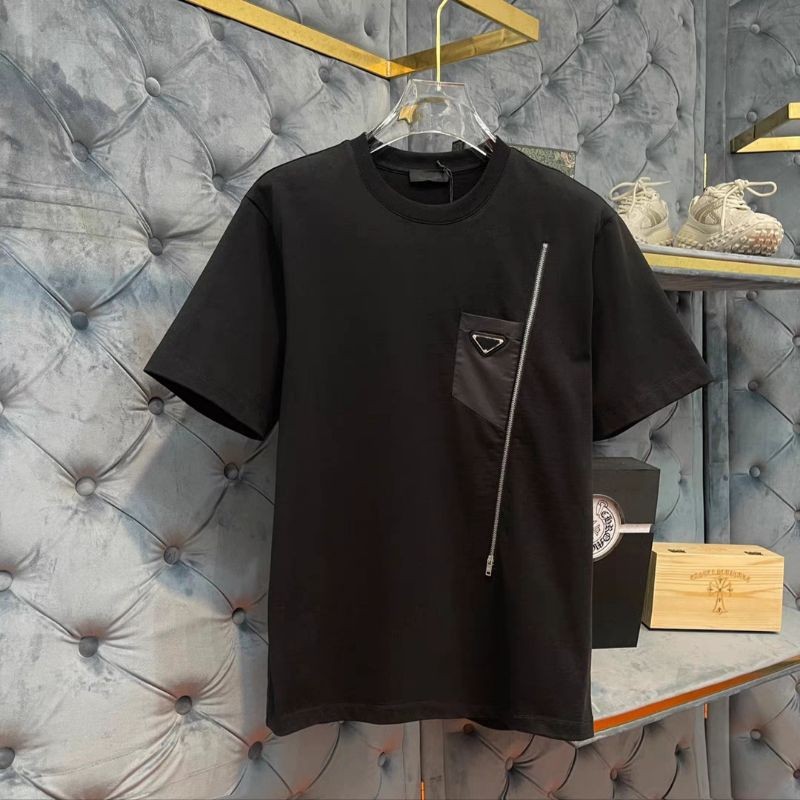 Áo Thun Khóa Logo Nổi Para KCloset Áo Phông Cotton Dày Dặn Dáng Rộng Nam Nữ NVA261